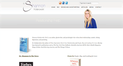 Desktop Screenshot of drshannonk.com